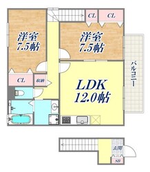 猪井ハイツの物件間取画像